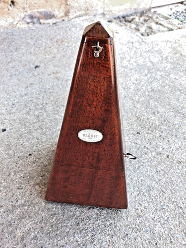 Altes metronom holz maelzel - metronom,