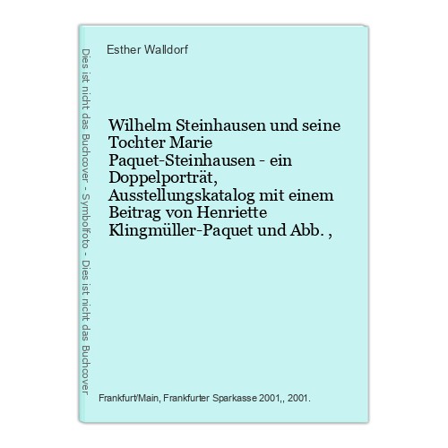 Wilhelm steinhausen und seine - steinhausen,